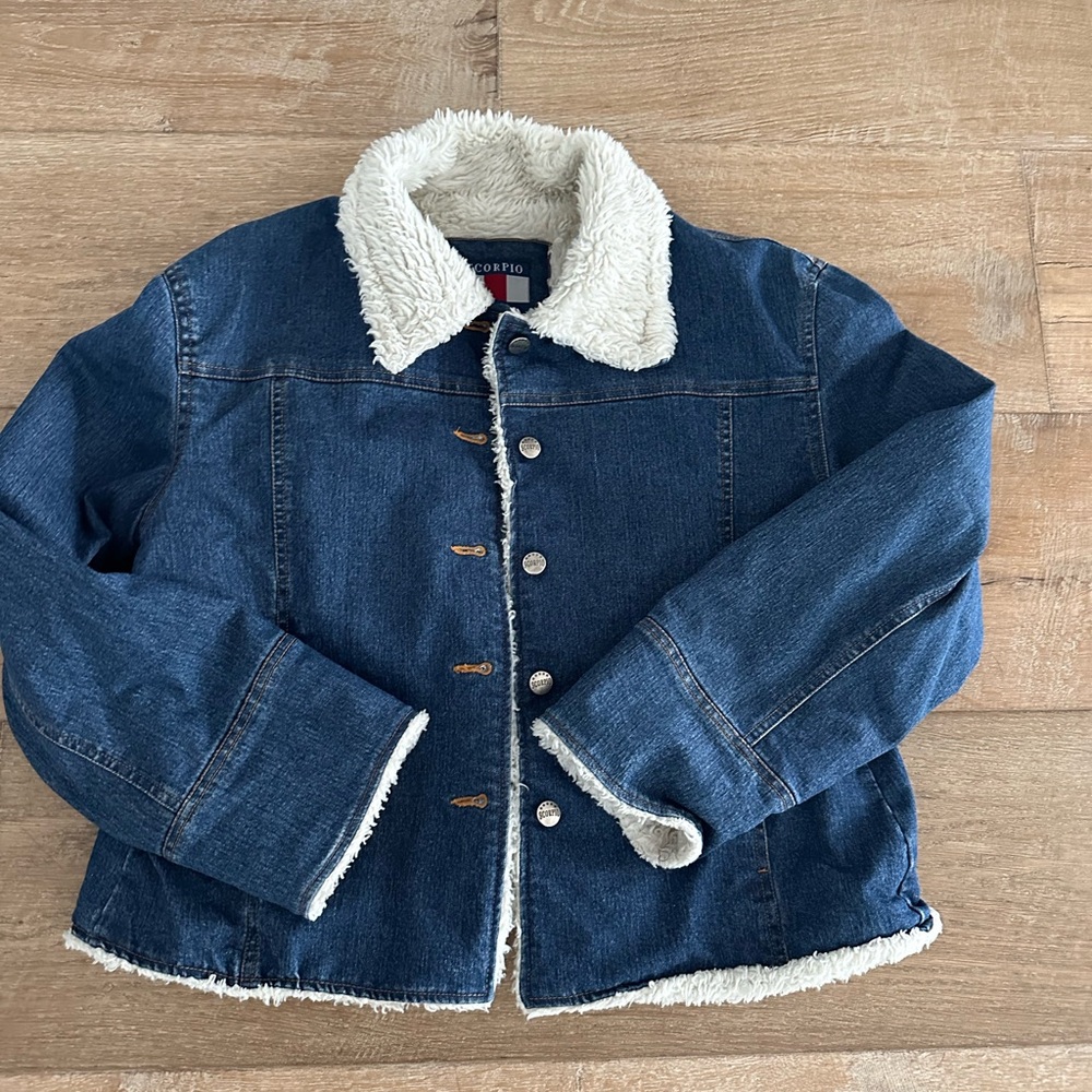Vintage Sherpa denim jacket